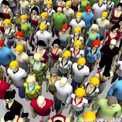 3D people avatars Low-poly  3D model