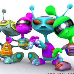 3DRT - Toonpets aliens2 Low-poly  3D model