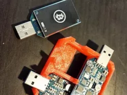 4x ASIC Miner Erupter USB 1320MH/s Sapphire Bitcoin Miner Case