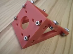 Adjustable Z-axis NEMA 17 mount bracket for 20x60 extrusion