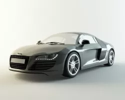 audi r8 3D model