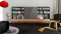 B and B bookcase 1 with books 3D model