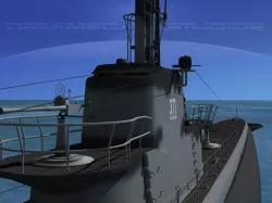 Balao Class Submarine SS285 USS Balao VHP 3D model