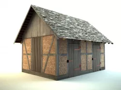 Barn 3D model
