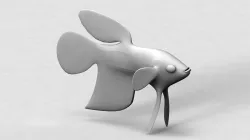Betta fish 3D model
