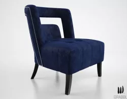 Brabbu Naj armchair 3D model