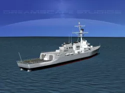 Burke Class Destroyer DDG 68 USS The Sullivans 3D model