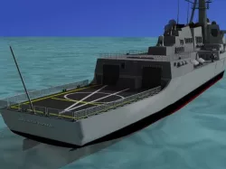 Burke Class Destroyer DDG 81 USS Winston S Churchill 3D model