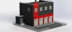 Car service shop.