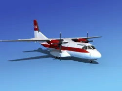Casa CN-235 Richards Aviation 3D model