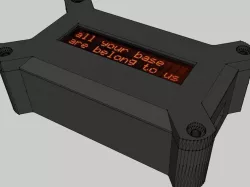 Case for 2x16 LCD - spectrum analyzer