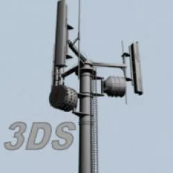 Cell Phone Tower 3D Model 3D model