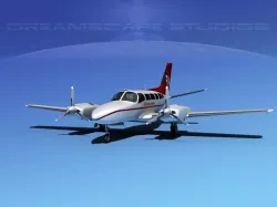 Cessna 404 Titan Richards Aviation 3D model