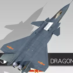 Chengdu J-20 3D model