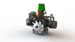 Citroen 2cv engine