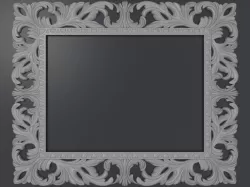 classical frame for painting or mirror 3D model
