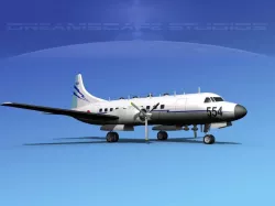 Convair T-29 Japan SDF 3D model