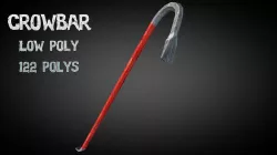 Crowbar Low-poly  3D model