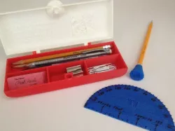 Customizable Locking Pencil Box Set