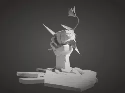Deep humans gesture 3D model