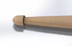 Drum Sticks Model 3A 3D model