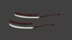 Elf Sword low-poly 3D model
