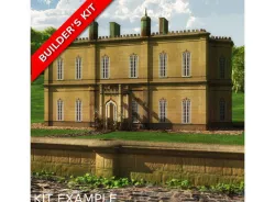 English Manor Country House Low-poly  3D model