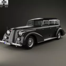 Fiat 2800 Torpedo 1939 3D model