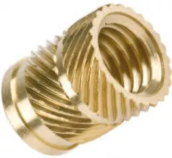 Fitsco "Heatfit Range" - Brass Threaded Insert for Plastic
