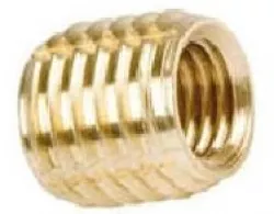 Fitsco "Screwfit Range" - Brass Threaded Insert for Plastic