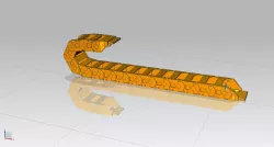 FOLDING CABLE CHANNEL GUARD