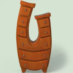 Furniture cartoon style 3D model