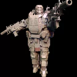 Future Soldier SYBO heavy unit POSED  No Conversion pls 3D model