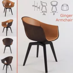 Ginger Armchair 3D model