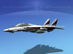 Grumman F-14D Tomcat T10a vf154 3D model