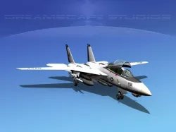 Grumman F-14D Tomcat T11a vf213 3D model