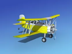 Grumman G-164 AgCat V02 3D model