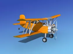 Grumman G-164 AgCat V07 3D model