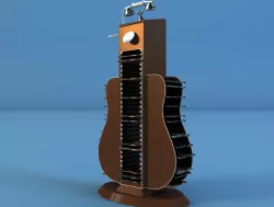 guitar dvd cd 3D model