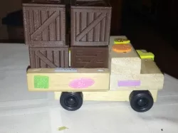 Hollow toy crate