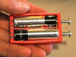 Improved Dual AA Battery Pack (with OpenSCAD)