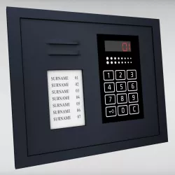 Intercom low poly Low-poly  3D model