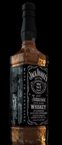 Jack Daniels Bottle  3D model