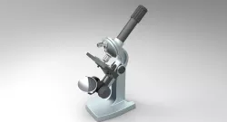 Light microscope 3D model