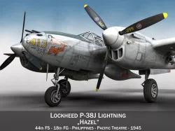 Lockheed P-38 Lightning - Hazel 3D model