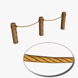 Log Barrier 3D model