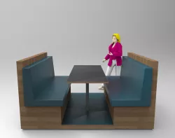Lunch table for an office