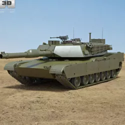 M1 Abrams 3D model