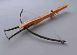 medieval crossbow 3D model
