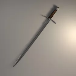 Medieval Sword Design 3D model